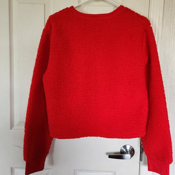 Disney Mickey Sequin Fuzzy Sweater Size Small - Picture 5 of 5